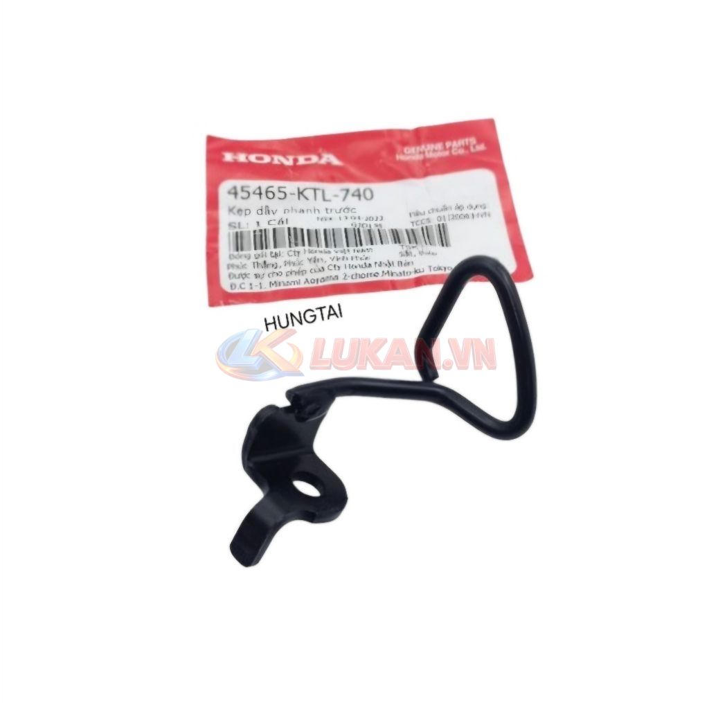 Pass kẹp dây thắng, phanh, đồng hồ WAVE A, ALPHA, RS, S100... zin Honda 45465-KTL-740 - Ảnh 3