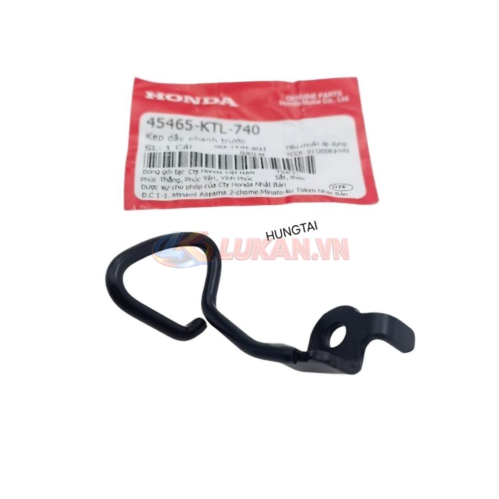 Pass kẹp dây thắng, phanh, đồng hồ WAVE A, ALPHA, RS, S100... zin Honda 45465-KTL-740 - Ảnh 2