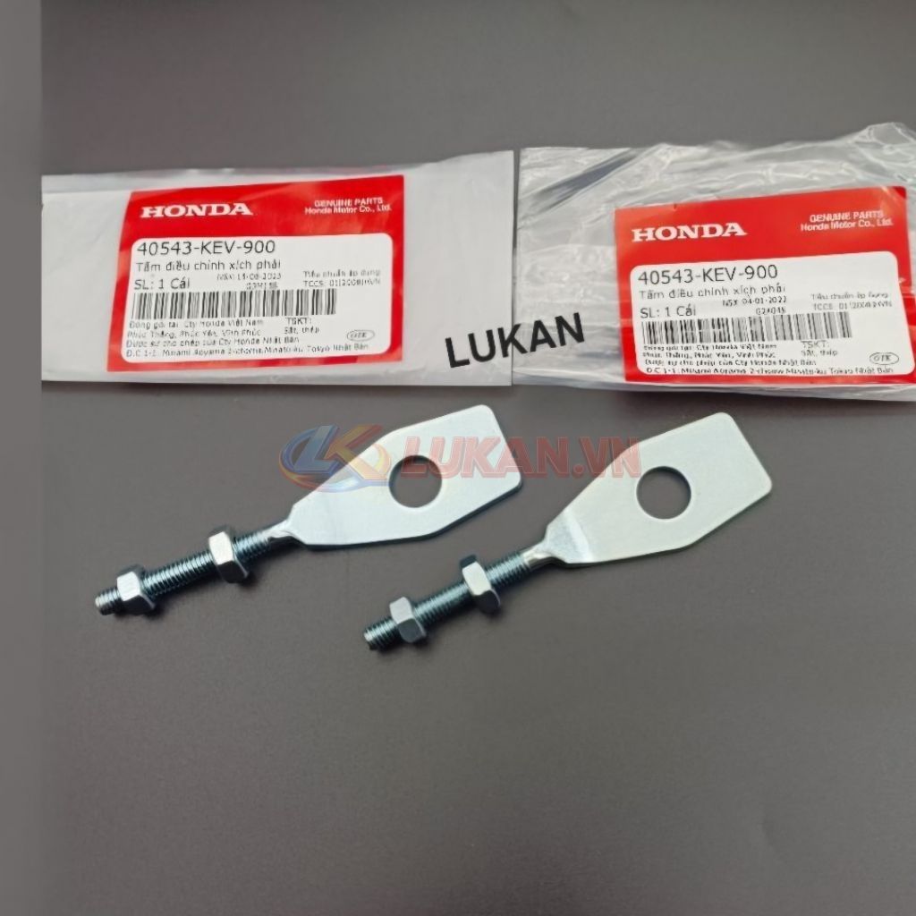 Cặp ốc pass tăng sên, xích bánh WAVE A, RS, S100, RSX.... zin Honda 40543-KEV-900 - Ảnh 3