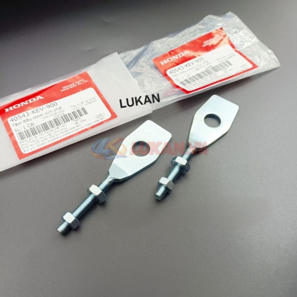Cặp ốc pass tăng sên, xích bánh WAVE A, RS, S100, RSX.... zin Honda 40543-KEV-900 - Ảnh 4