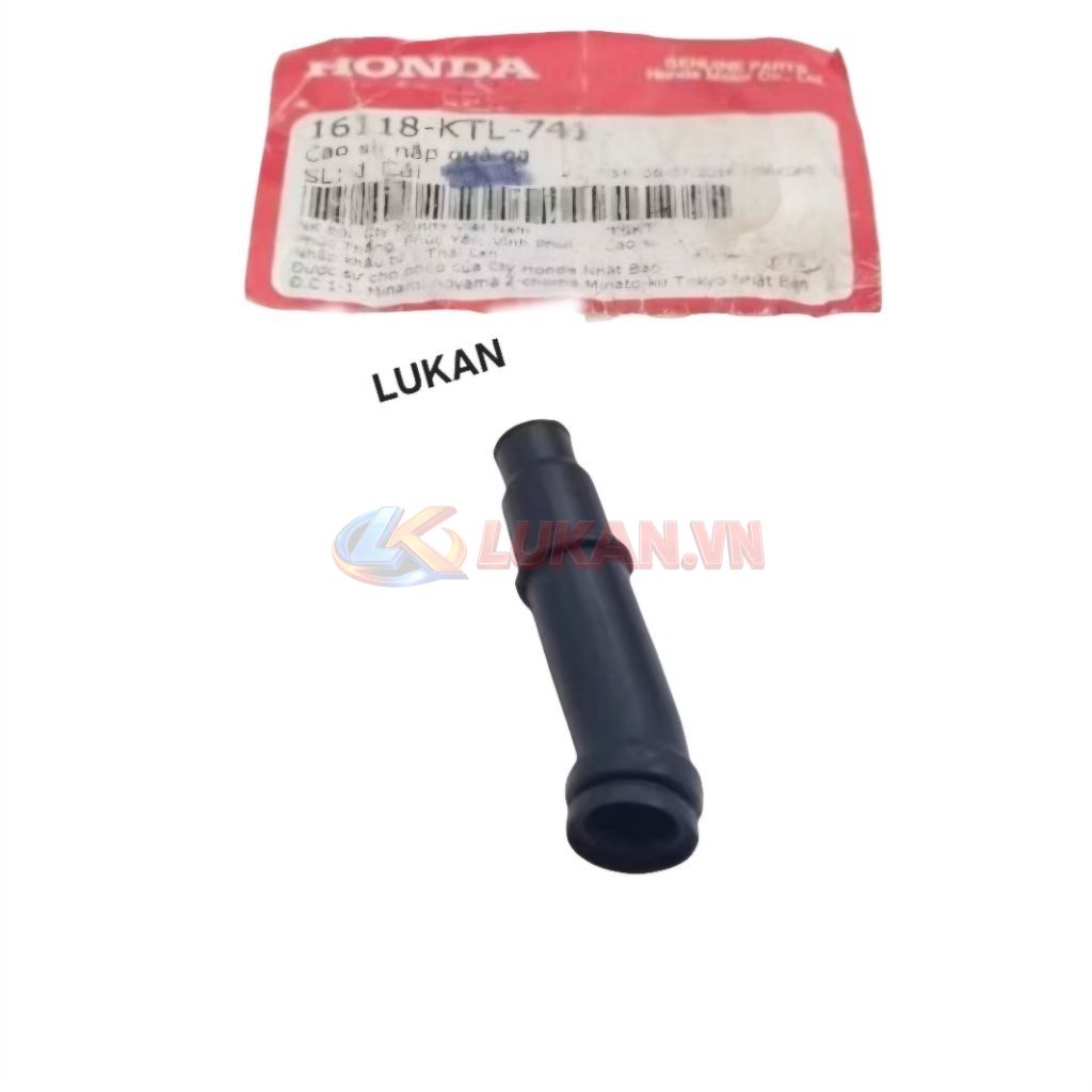 Cao su nắp dây ga, bình xăng con WAVE A, RS, S100, RSX... zin 16118-KTL-741