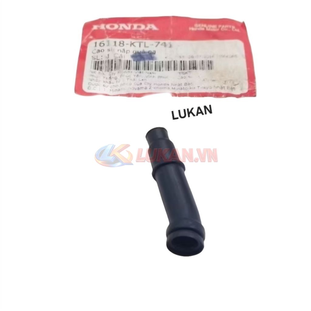 Cao su nắp dây ga, bình xăng con WAVE A, RS, S100, RSX... zin 16118-KTL-741 - Ảnh 3