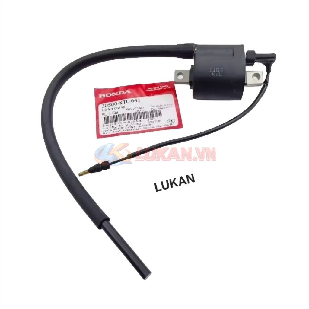 Cục mopin sườn đánh lửa điện WAVE A, ALPHA, RS, S100, RSX... zin Honda 30500-KTL-641