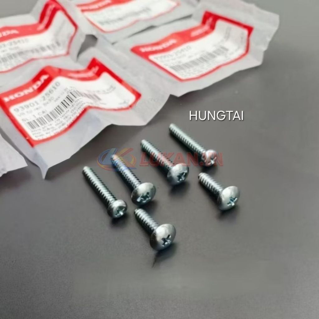 Bộ 6 ốc vít bắt nhựa võ đầu, bợ cổ xe DREAM zin chính hãng