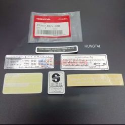 Bộ 6 tem dán thông số xe WAVE Thái zin chính hãng