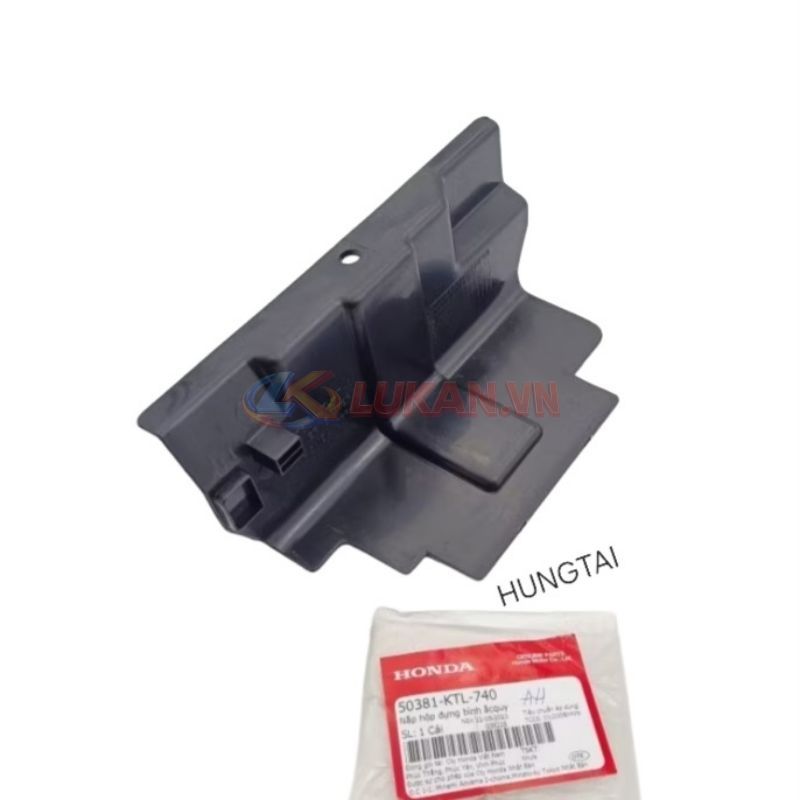 Nắp nhựa, đậy hộp bình ắc quy WAVE A, ALPHA, RS, S100.... zin Honda 50381-KTL-740 - Ảnh 3