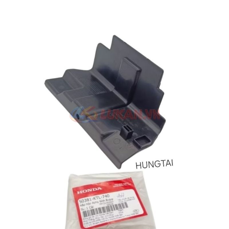 Nắp nhựa, đậy hộp bình ắc quy WAVE A, ALPHA, RS, S100.... zin Honda 50381-KTL-740 - Ảnh 4