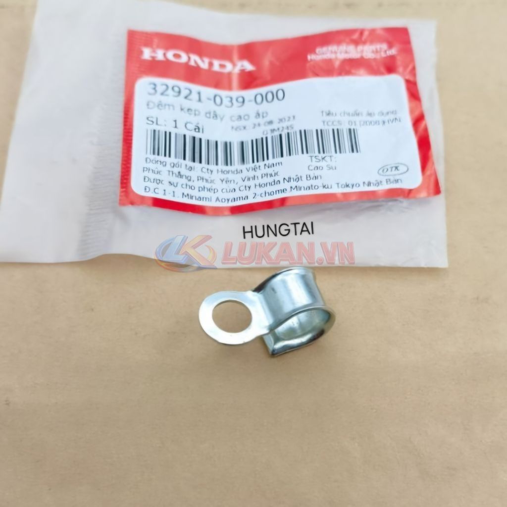 Pass kẹp, đỡ dây mopin sườn, bugi DREAM, WAVE, FUTURE... zin 32921-039-000 - Ảnh 4