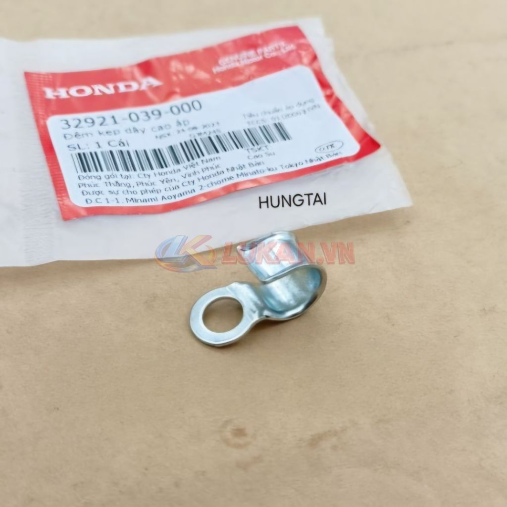 Pass kẹp, đỡ dây mopin sườn, bugi DREAM, WAVE, FUTURE... zin 32921-039-000 - Ảnh 5