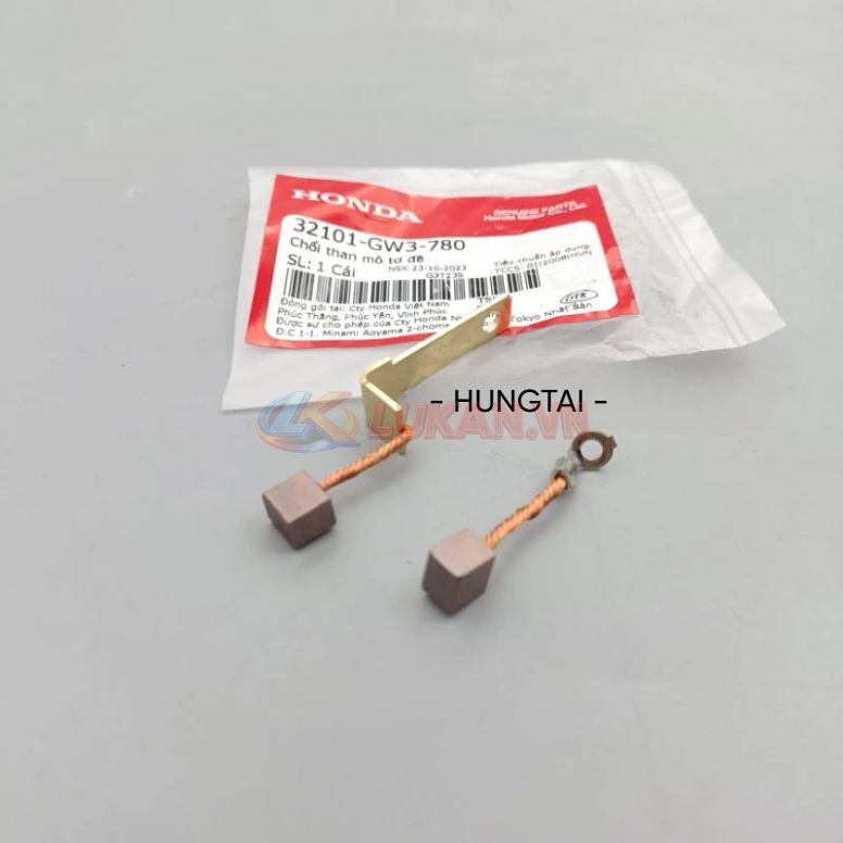Chổi than củ motor đề khởi động WAVE S110, RSX, BLADE, A 110... zin 32101-GW3-780 - Ảnh 4