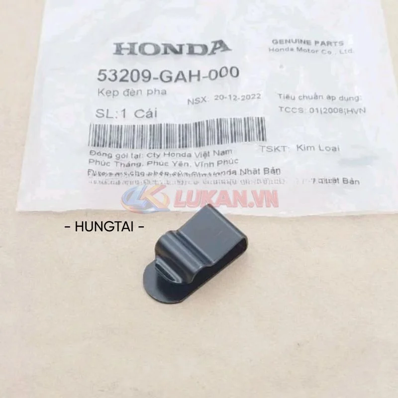 Pass kẹp pha chóa đèn, nhựa đầu WAVE Thái, ALPHA, RS, FUTURE.... zin 53209-GAH-000
