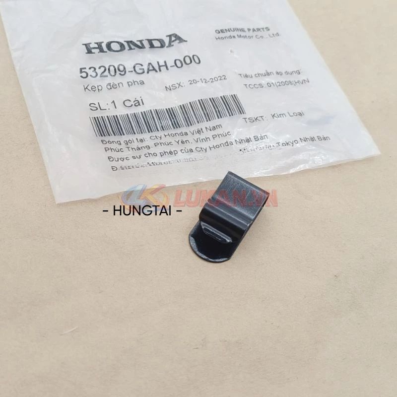 Pass kẹp pha chóa đèn, nhựa đầu WAVE Thái, ALPHA, RS, FUTURE.... zin 53209-GAH-000 - Ảnh 3