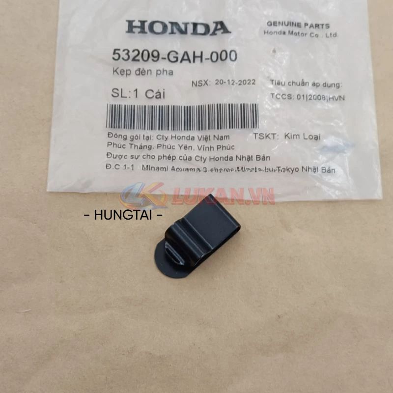 Pass kẹp pha chóa đèn, nhựa đầu WAVE Thái, ALPHA, RS, FUTURE.... zin 53209-GAH-000 - Ảnh 4