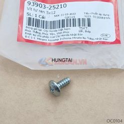 Ốc, vít bắt ghi đông, nhựa đầu, bửng cánh yếm DREAM, WAVE.... 5x12 zin Honda 93903-25210