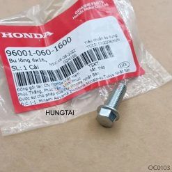 Ốc, bu lông dè chắn bùn trước, lốc điện WAVE Thái, ALPHA, ZX.... 6x16 zin 96001-060-1600