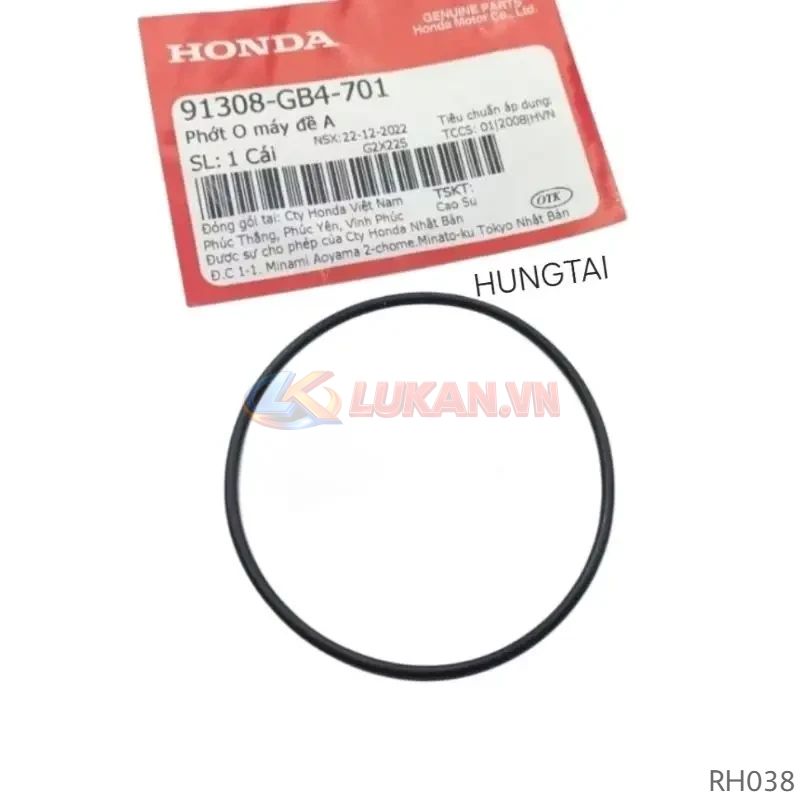 Gioăng, sin cao su củ motor đề khởi động DREAM, WAVE, FUTURE 1.... zin 91308-GB4-701 - Ảnh 2
