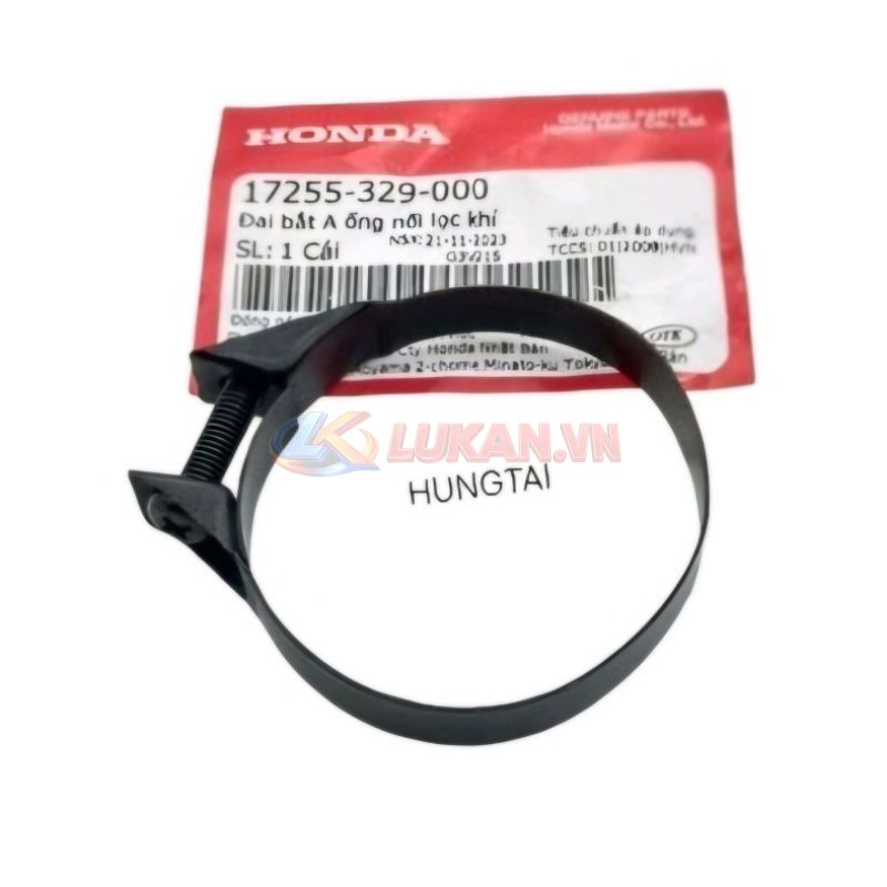 Vòng xiết co cao su, cổ hút gió pô e, bao tử WAVE S110, RSX, FUTURE 125.... zin 17255-329-000