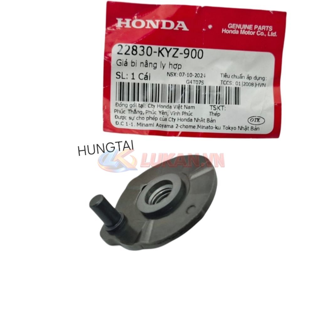 Ép bi ngắt nồi côn, nâng ly hợp FUTURE 2, NEO, MẬP, LED 125... zin 22830-KYZ-900 - Ảnh 3