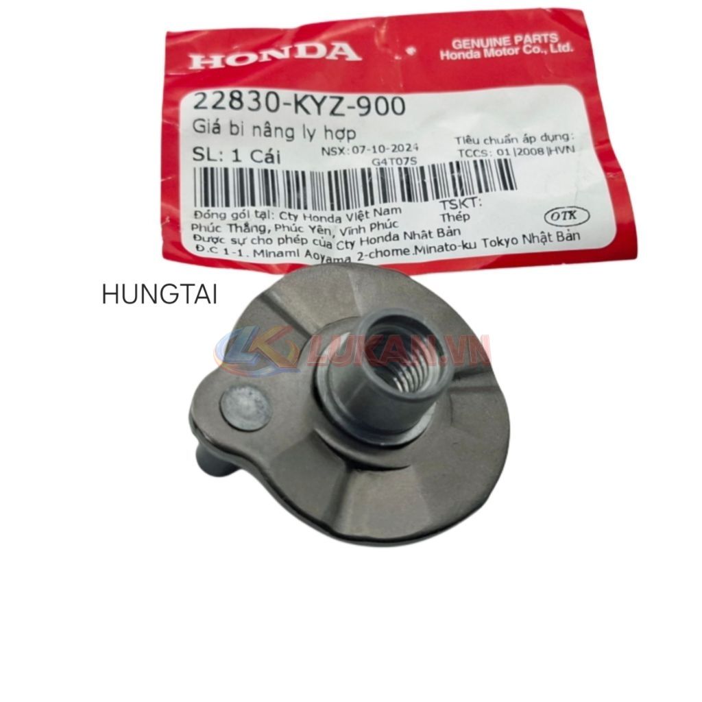 Ép bi ngắt nồi côn, nâng ly hợp FUTURE 2, NEO, MẬP, LED 125... zin 22830-KYZ-900 - Ảnh 4