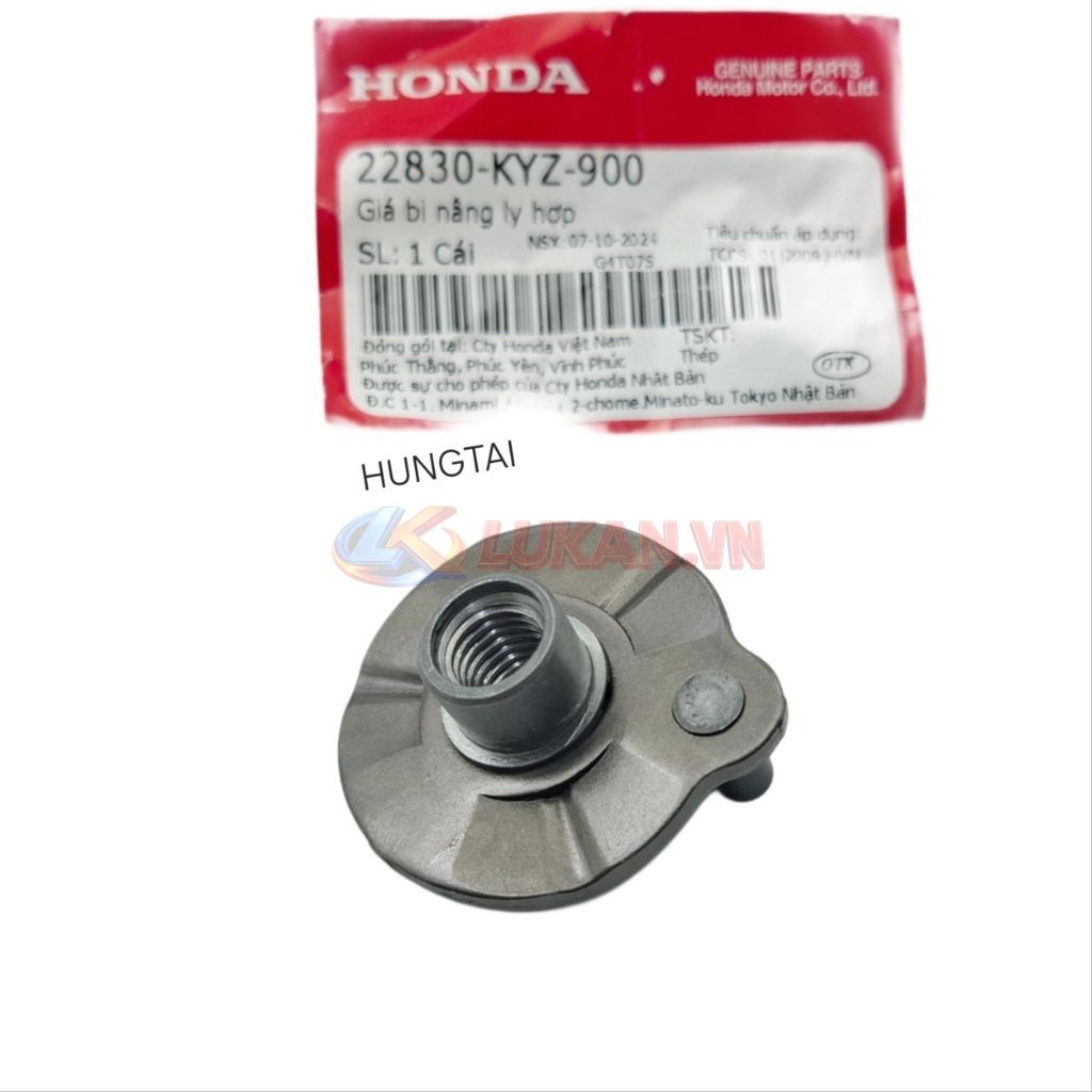 Ép bi ngắt nồi côn, nâng ly hợp FUTURE 2, NEO, MẬP, LED 125... zin 22830-KYZ-900 - Ảnh 5
