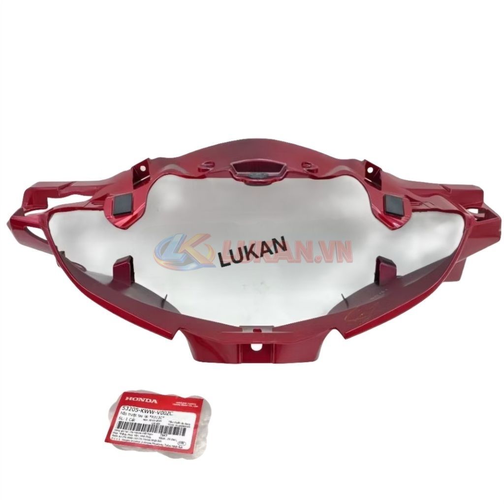Nhựa lót, ốp đầu đèn trước WAVE S110, RS, RSX... Đỏ zin Honda 53205-KWW-V00ZC - Ảnh 4