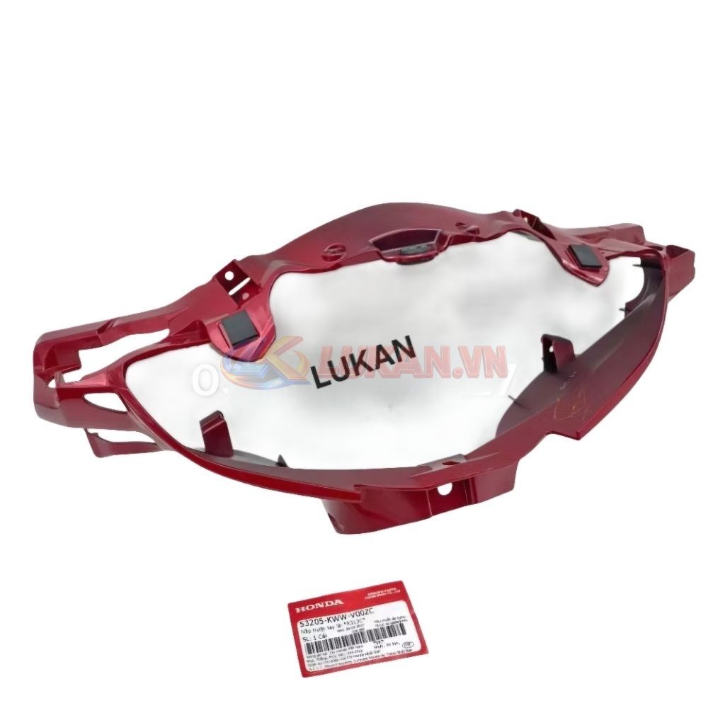 Nhựa lót, ốp đầu đèn trước WAVE S110, RS, RSX... Đỏ zin Honda 53205-KWW-V00ZC - Ảnh 5