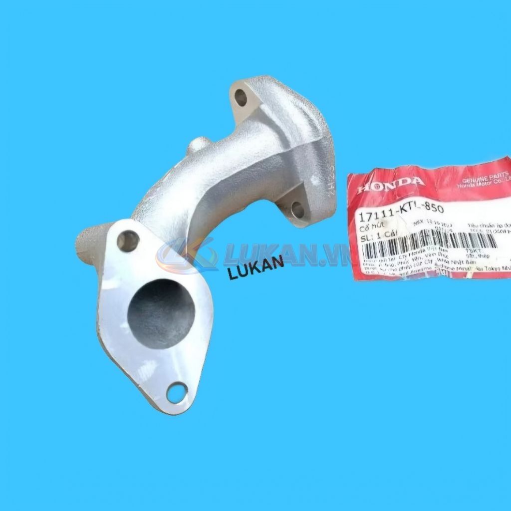 Họng co, cổ hút bình xăng con WAVE A, RS, S100, RSX... zin Honda 17111-KTL-850 - Ảnh 2