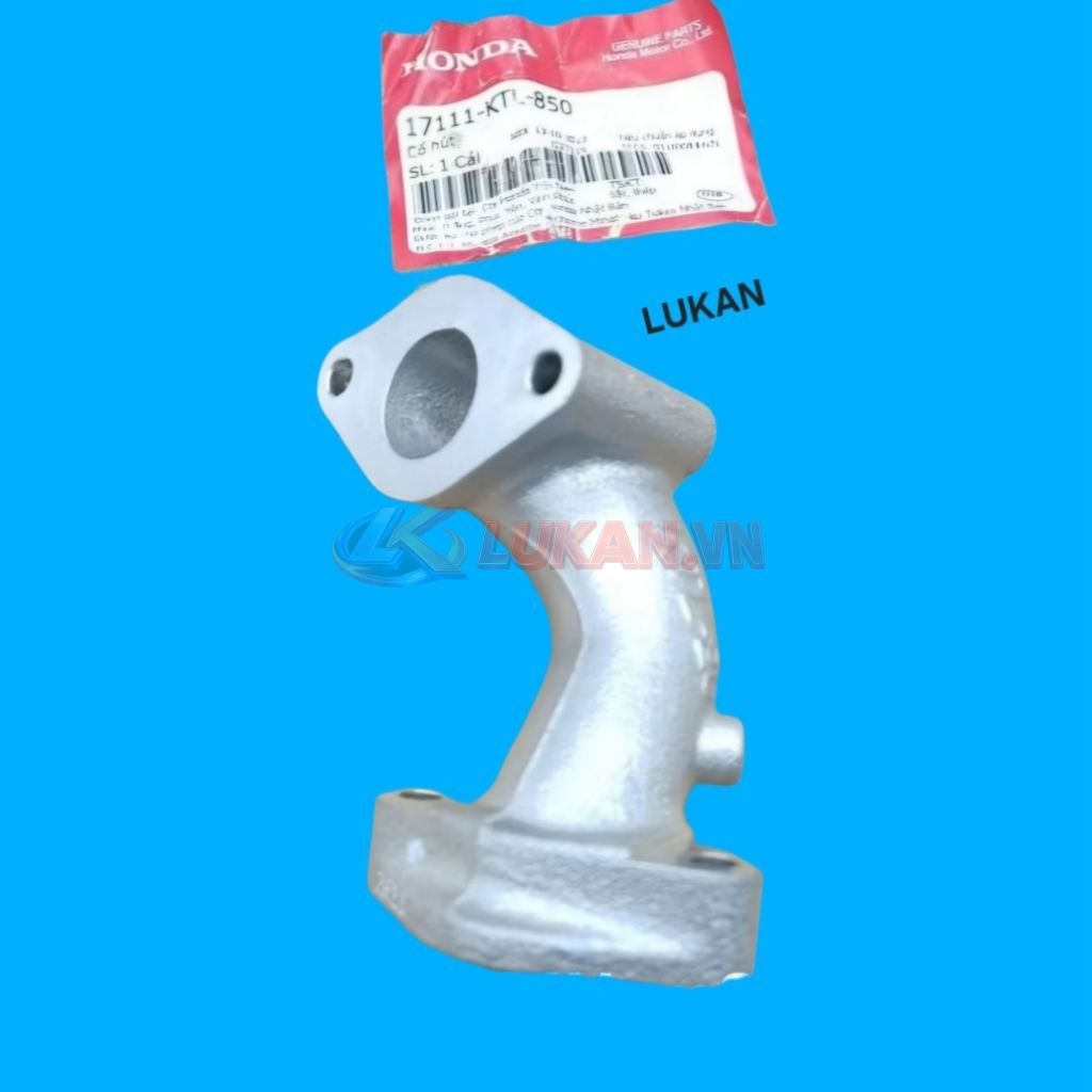 Họng co, cổ hút bình xăng con WAVE A, RS, S100, RSX... zin Honda 17111-KTL-850
