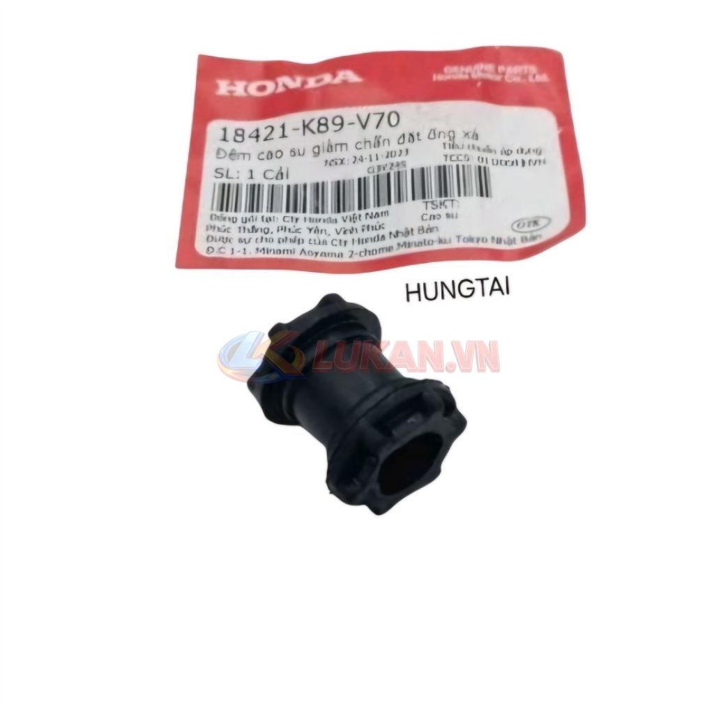 Cao su, đệm treo pô ống xã WAVE A, RS, S110, RSX, FUTURE 125... zin 18421-K89-V70 - Ảnh 2
