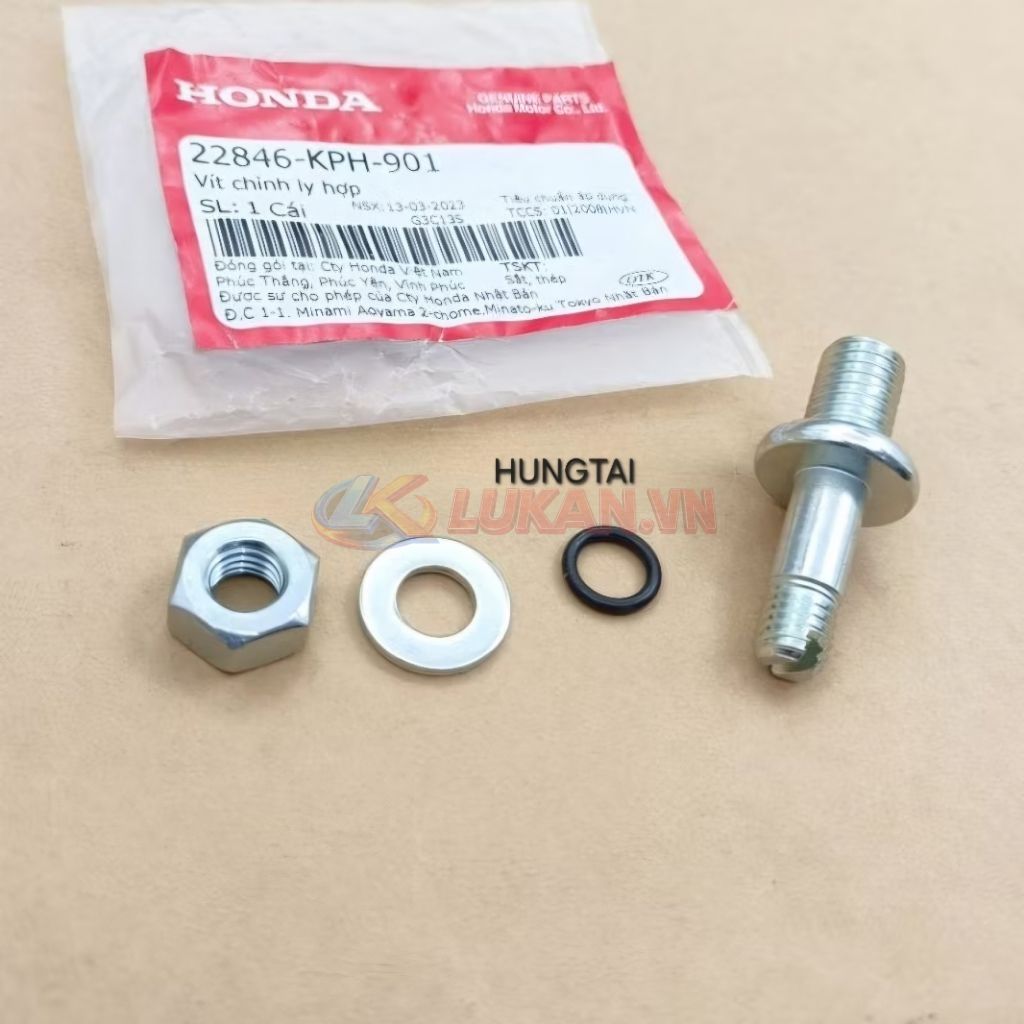 Bộ ốc chỉnh nồi côn ly hợp FUTURE 2, NEO, X, MẬP, WAVE 125... zin 22846-KPH-901