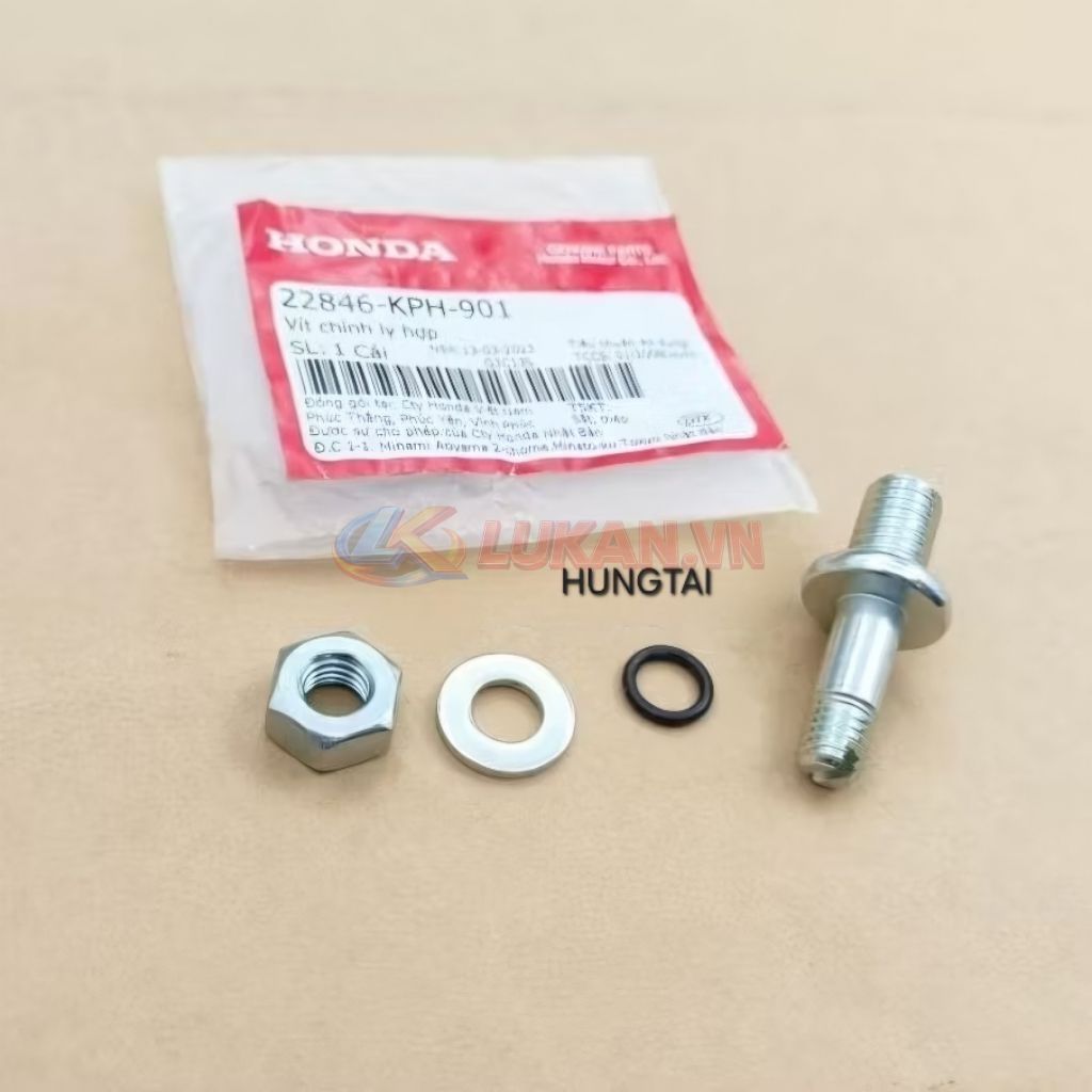 Bộ ốc chỉnh nồi côn ly hợp FUTURE 2, NEO, X, MẬP, WAVE 125... zin 22846-KPH-901 - Ảnh 3