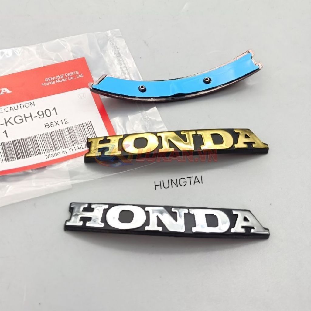 Tem logo mặt nạ trước xe FUTURE 2, MẬP, LED, WAVE 125i.... zin Honda - Ảnh 2