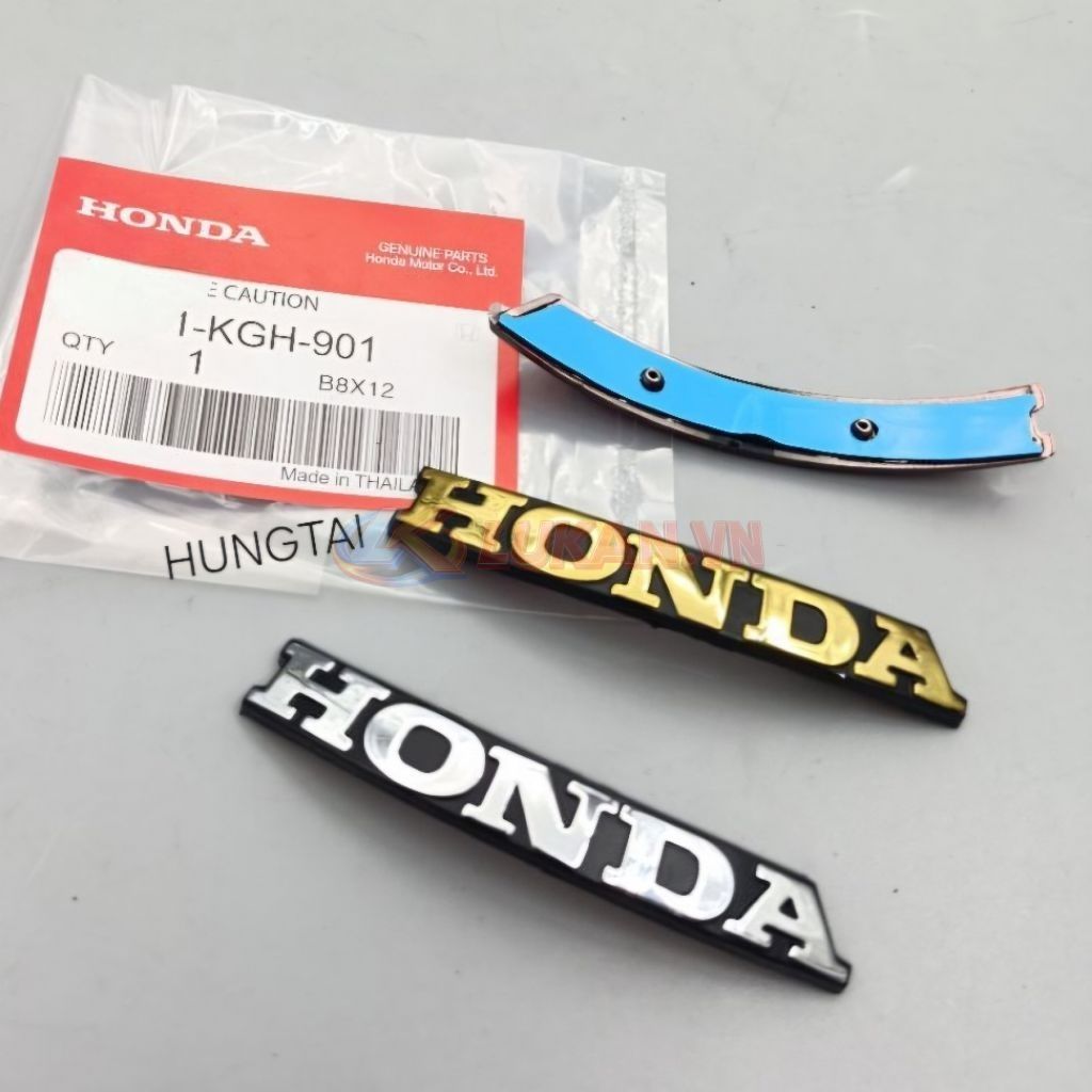 Tem logo mặt nạ trước xe FUTURE 2, MẬP, LED, WAVE 125i.... zin Honda - Ảnh 3