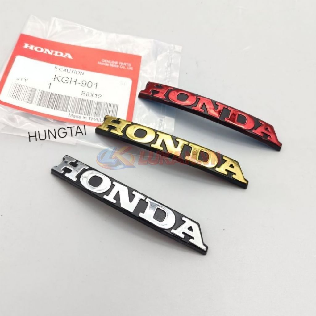 Tem logo mặt nạ trước xe FUTURE 2, MẬP, LED, WAVE 125i.... zin Honda - Ảnh 4
