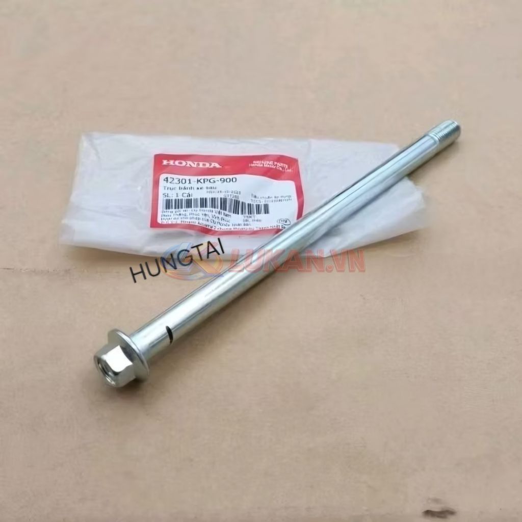 Trục cốt đùm bánh sau WAVE A, RS, FUTURE 2, NEO, X 125.... zin 42301-KPG-900 - Ảnh 3