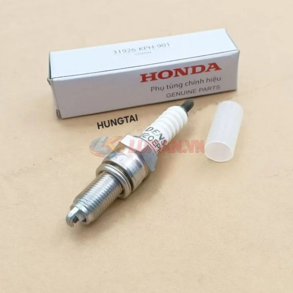 Bugi đánh lửa chân dài WAVE 110, FUTURE 125..... hộp trắng zin Honda 31926-KPH-901 - Ảnh 3