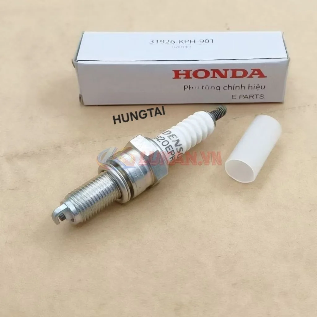 Bugi đánh lửa chân dài WAVE 110, FUTURE 125..... hộp trắng zin Honda 31926-KPH-901 - Ảnh 4