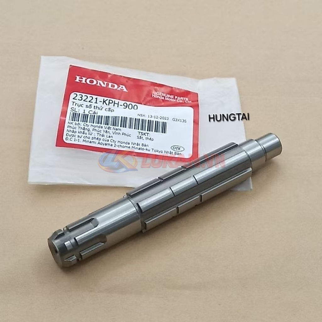 Trục cốt số, nhông tải xe FUTURE NEO, MẬP, LED, WAVE 125... zin 23221-KPH-900 - Ảnh 2