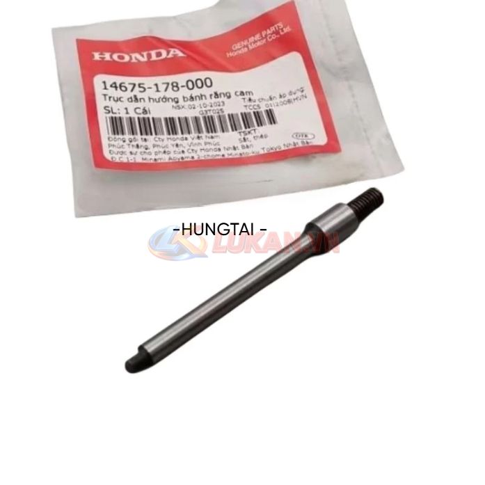 Trục, cốt dẫn hướng bánh răng cam, bơm nhớt DREAM, WAVE ALPHA 100... zin 14675-178-000