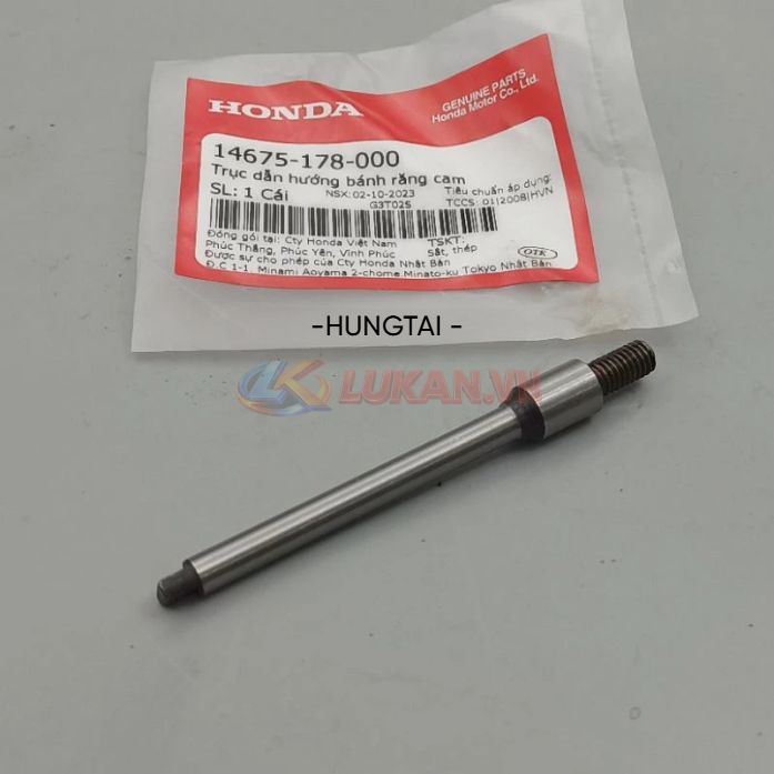 Trục, cốt dẫn hướng bánh răng cam, bơm nhớt DREAM, WAVE ALPHA 100... zin 14675-178-000 - Ảnh 4