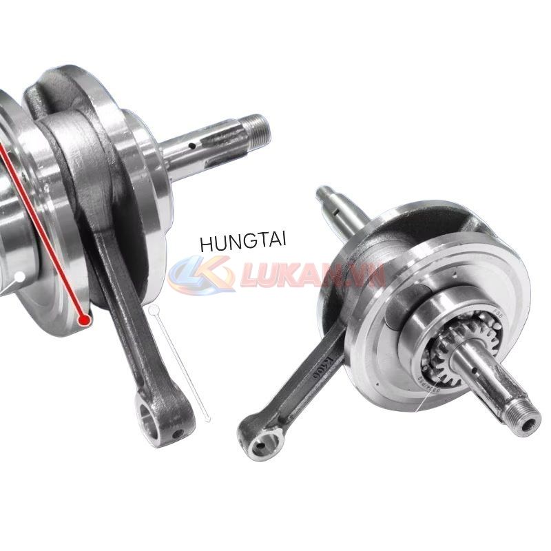Dên trục khuỷu, biên WAVE 110 xe CUB 1 nồi tay 100, má 96 - Ảnh 4