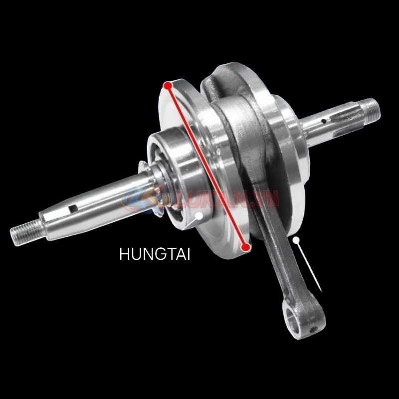 Dên trục khuỷu, biên WAVE 110 xe CUB 1 nồi tay 100, má 96 - Ảnh 3