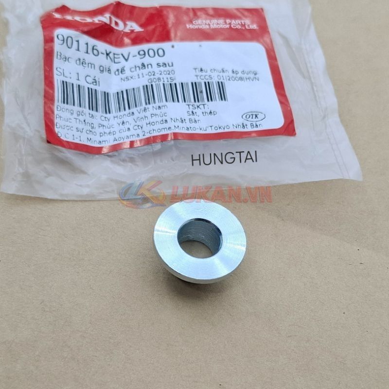 Bạc, khâu ắc đùi pass nhôm gác chân WAVE Thái, ALPHA, ZX, FUTURE 1... zin 90116-KEV-900 - Ảnh 3