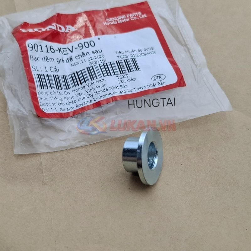 Bạc, khâu ắc đùi pass nhôm gác chân WAVE Thái, ALPHA, ZX, FUTURE 1... zin 90116-KEV-900 - Ảnh 4