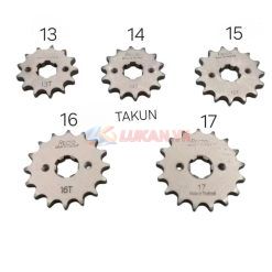 Bánh răng, cốt nhông xích tải WINNER, SONIC 150.... 13, 14,15,16,17