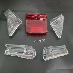 Bộ nắp chụp võ đèn hậu, xi nhan xe DREAM trắng trong suốt