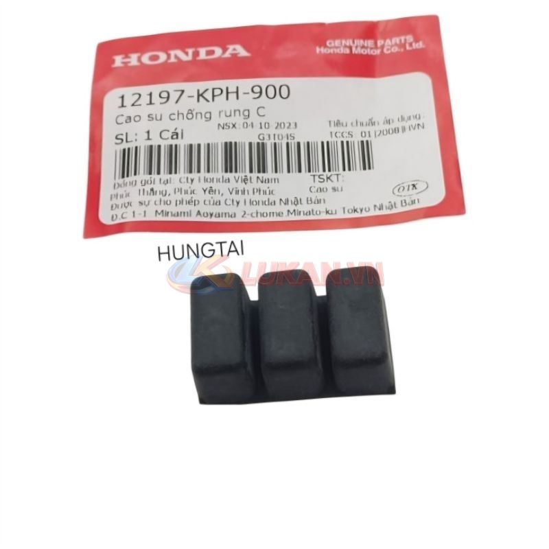Cao su chống rung C, lòng hơi xi lanh FUTURE 2, NEO, X 125... zin 12197-KPH-900 - Ảnh 2