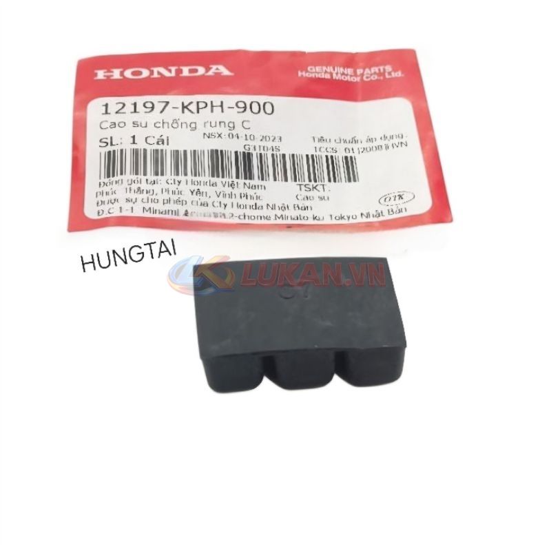 Cao su chống rung C, lòng hơi xi lanh FUTURE 2, NEO, X 125... zin 12197-KPH-900 - Ảnh 4