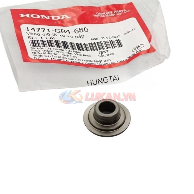 Chén móng ngựa, lò xo xupap DREAM, WAVE, FUTURE, CUB.... zin 14771-GB4-680 - Ảnh 2