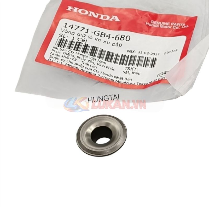 Chén móng ngựa, lò xo xupap DREAM, WAVE, FUTURE, CUB.... zin 14771-GB4-680 - Ảnh 3